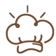 logo marron demi-portions